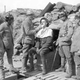 Soldados aliados afeitándose durante la Primera Guerra Mundial